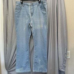 Light Blue Flare Leg Jeans